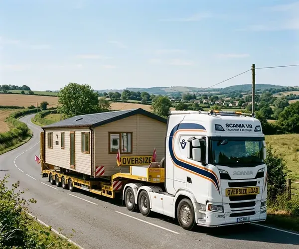 Enlèvement de mobil-home dans le Var