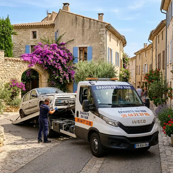 Enlèvement d'épave gratuit dans le Var