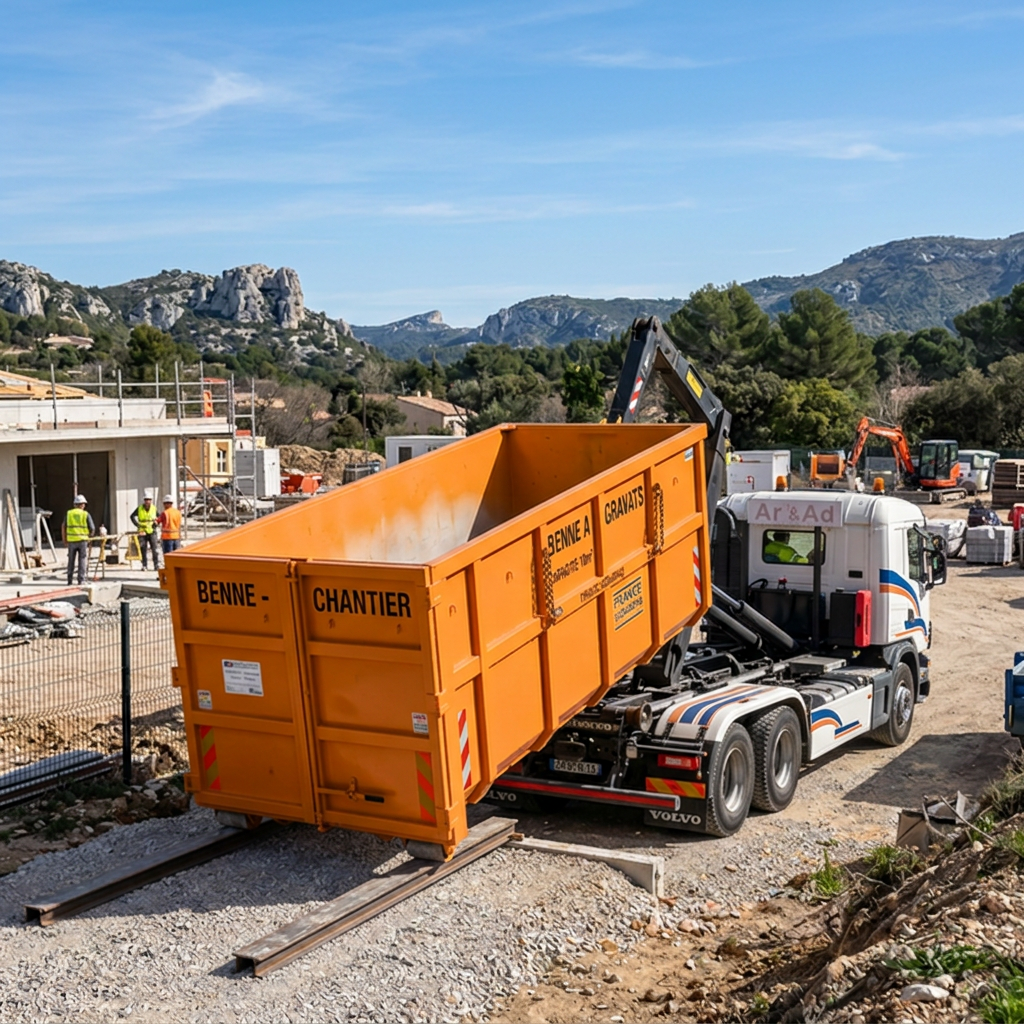 Location de benne et service de débarras dans le Var